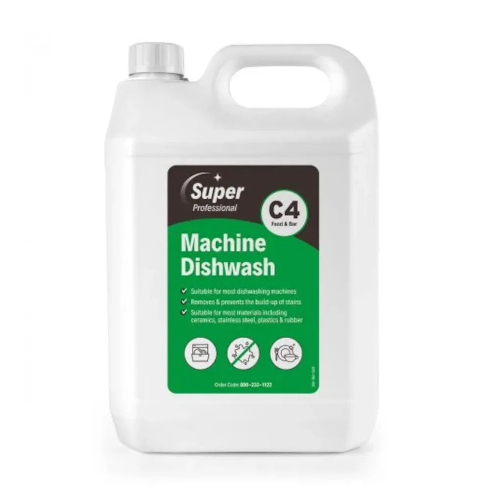 Machine Dishwash Liquid 5L - Powerful Cleaning for Commercial Dishwashers