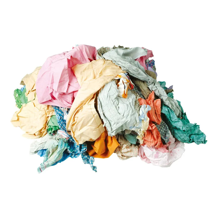 Mixed Rags - 10kg for Versatile Cleaning and Wiping