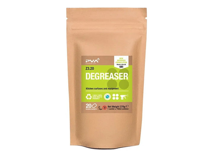 PVA Degreaser - Pack of 20 Sachets | Powerful Cleaning Solution for Heavy-Duty Grease Removal