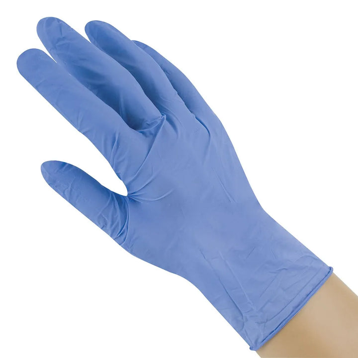 Nitrile Blue Powder-Free Disposable Gloves - Size Large (Single Pair)