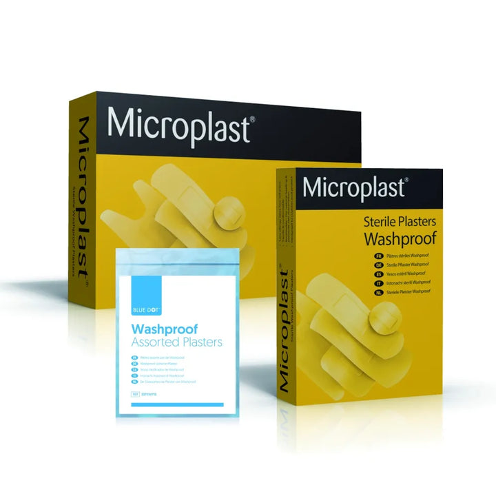 Plasters Waterproof - Box of 100: Reliable Protection for Wounds