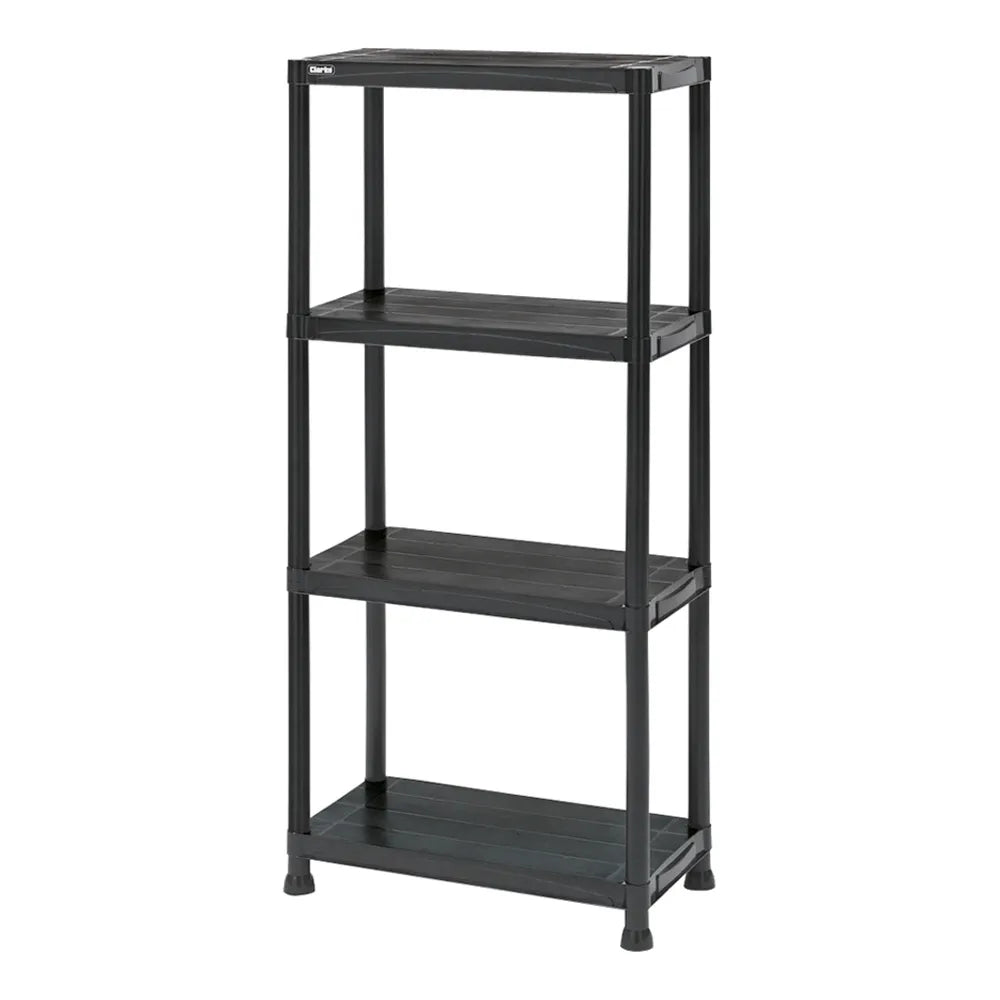 Durable Plastic Shelving Rack – Ideal for Storage and Organization