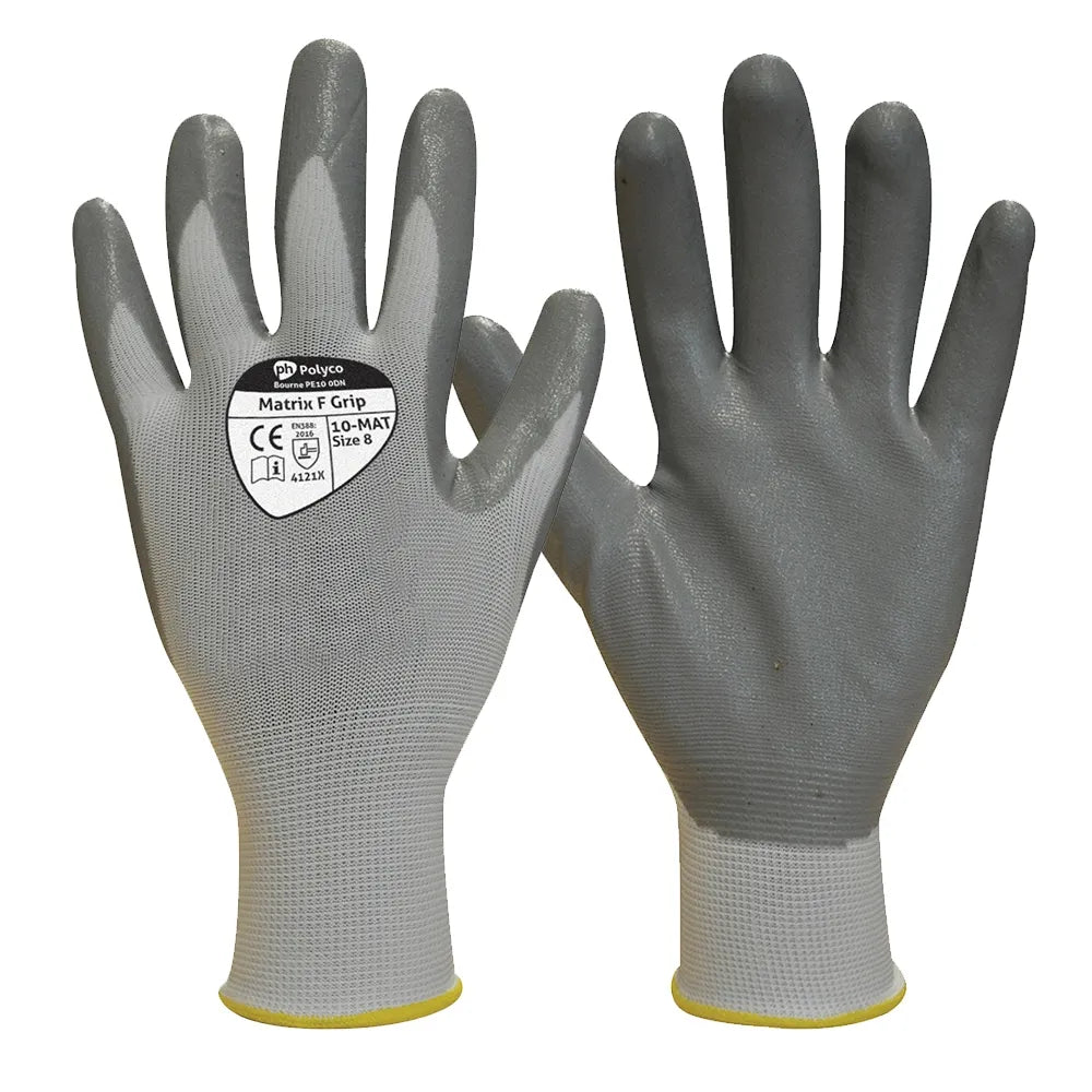 Matrix F Grip Gloves by Polyco: Comfort and Protection Combined