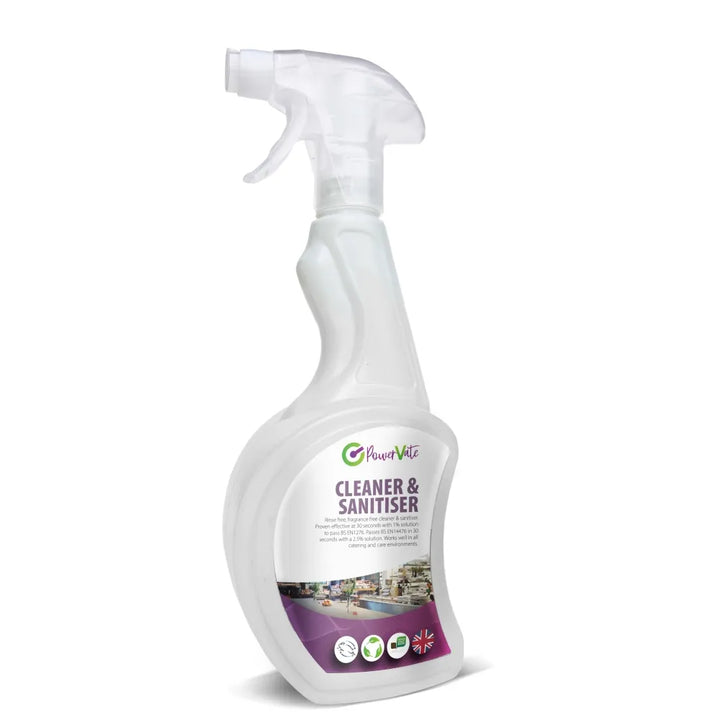 PowerVate Cleaner & Sanitiser | Quick, Efficient, and Safe Disinfection