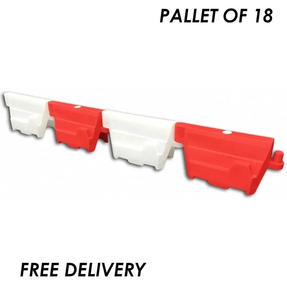 Pyramid Barrier - 1m (Pallet of 18) | Robust Water-Filled Traffic Separator