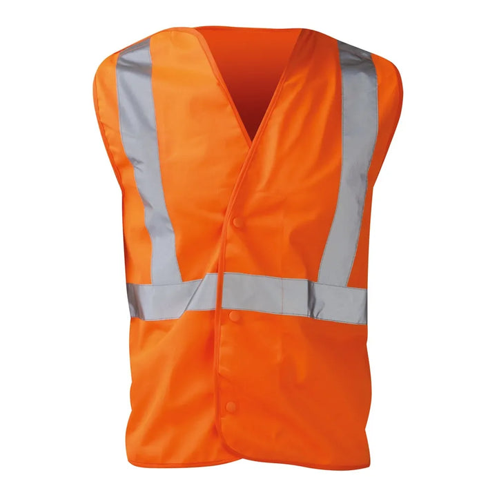 Rail Hi-Vis London Underground Vest - Orange Safety Vest with Reflective Tape