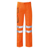 Orange Hi Vis Polycotton Combat Trouser | Ideal for Rail Workers