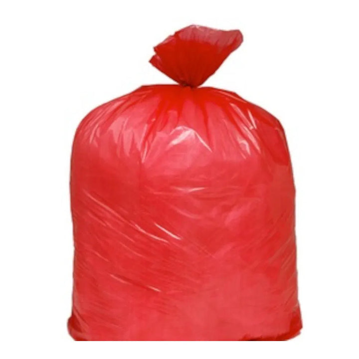 Red Refuse Sack - 18 x 29 x 39" - Pack of 200 | Durable Waste Bags