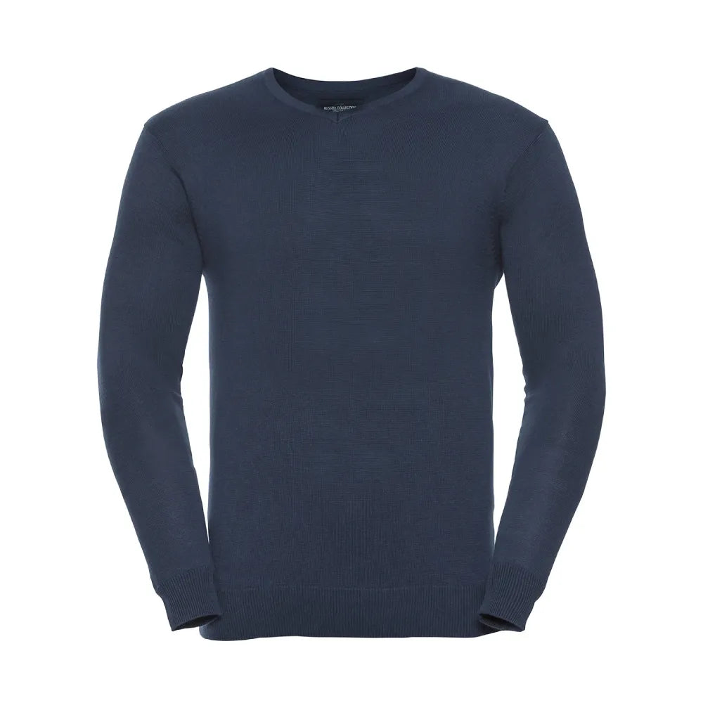 Russell J710M V-Neck Jumper: Timeless Style and Comfort