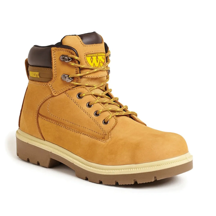 Wheat Nubuck Safety Boots SS613SM – Comfort Meets Durability