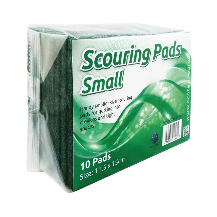 Green Scourers - Pack of 10 | Tough & Effective Cleaning Pads