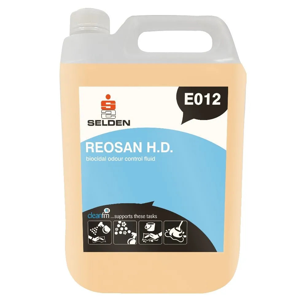 Selden E012 Reosan Biocidal Odour Control Fluid – 5 Litre | Powerful Odour Eliminator