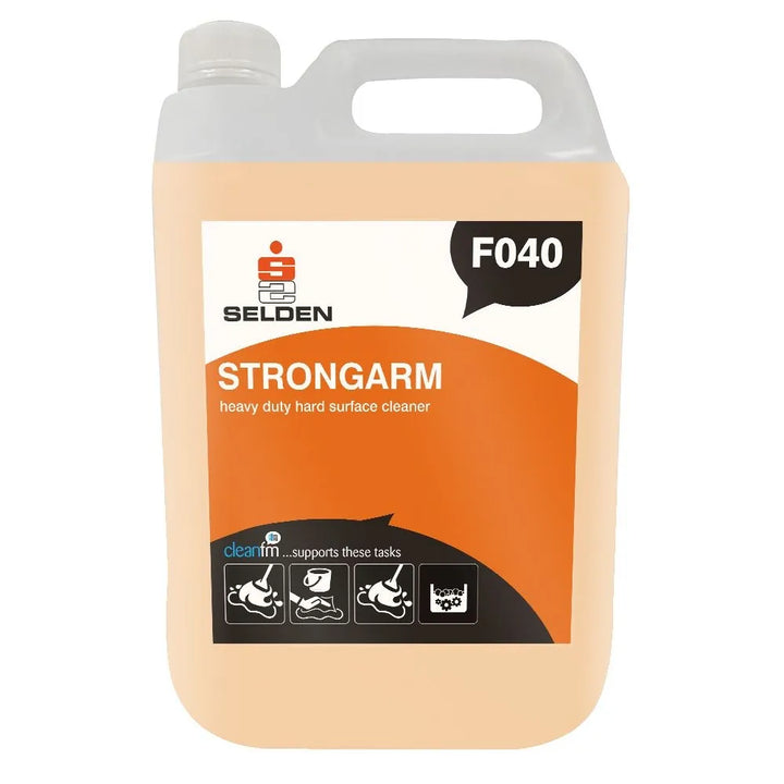 Selden F040 Strongarm Heavy Duty Hard Surface Cleaner - 5 Litre | Industrial Strength Cleaner