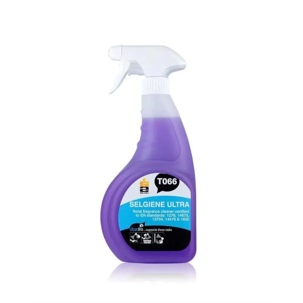 Selden T066 Selgiene Ultra Virucidal Anti-Bacterial Cleaner – 750ml Trigger Spray