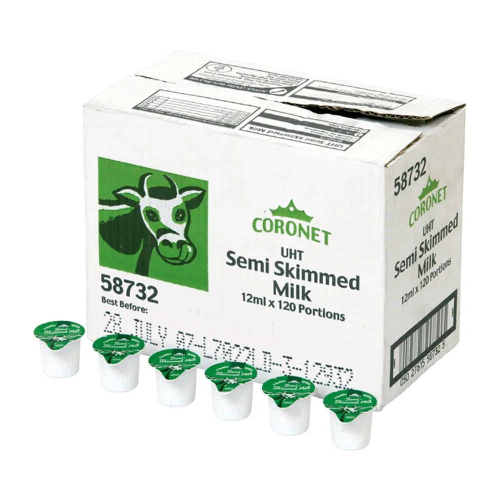 Semi Skimmed Milk - 120 Portions | Convenient and Creamy