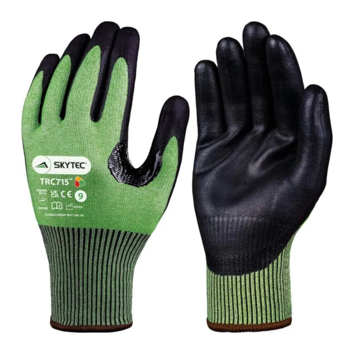 Skytec TRC715 Cut Level E Glove with Sponge Nitrile Coating