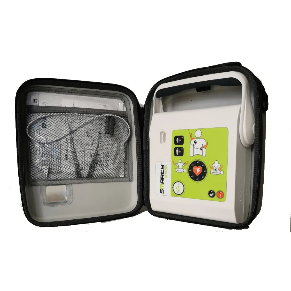 Smarty Saver AED Semi-Automatic Defibrillator with Carry Case