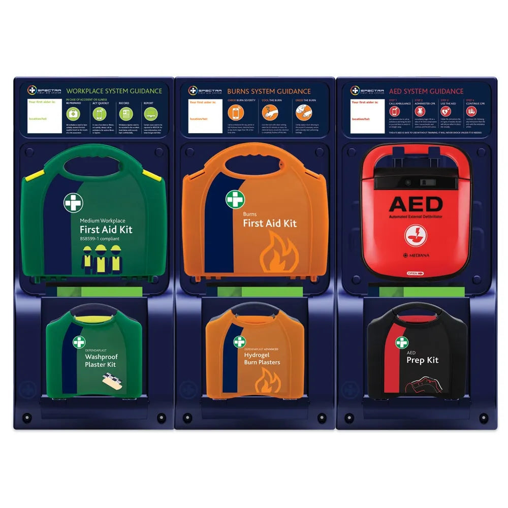 Spectra AED Heart Restart System Module: Comprehensive Defibrillator Solution for Workplace Safety