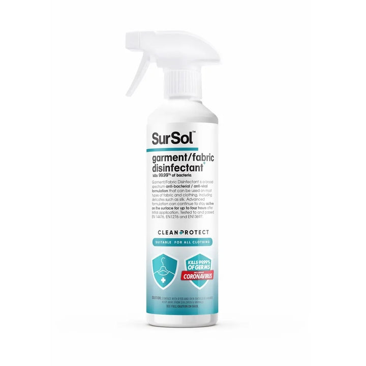 SurSol 500ml Garment & Fabric Disinfectant | Powerful Fabric Sanitiser Spray