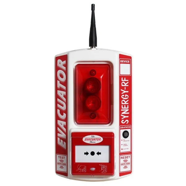 Battery-Powered Evacuator Synergy Wireless Call Point for Safety