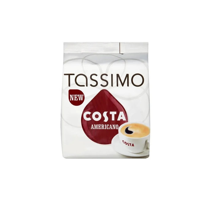 Tassimo Costa Americano - Box of 80 Pods | Premium Coffee Pods for a Bold Americano