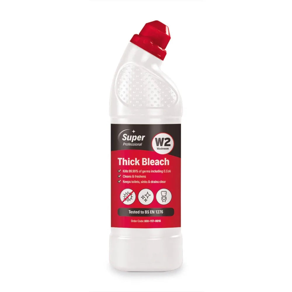 Thick Bleach - 1 Litre | Powerful Stain Removal and Disinfection