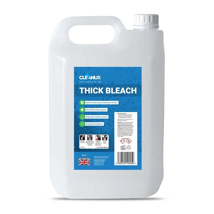 Thick Bleach - 5 Litre | Powerful Cleaning & Disinfecting Solution