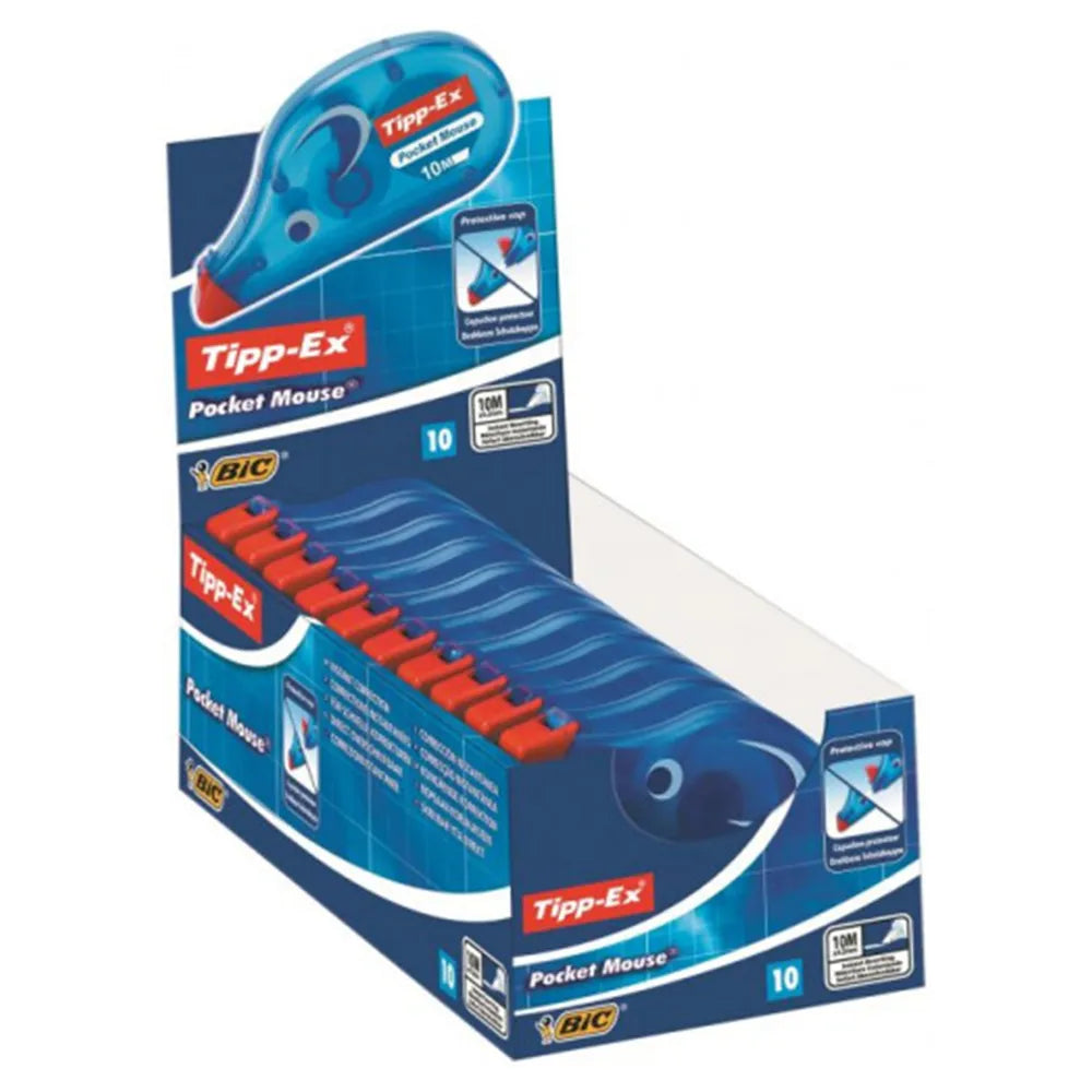 Tippex Mouse Correction Fluid - Box of 10 | Precision Correction for Flawless Writing