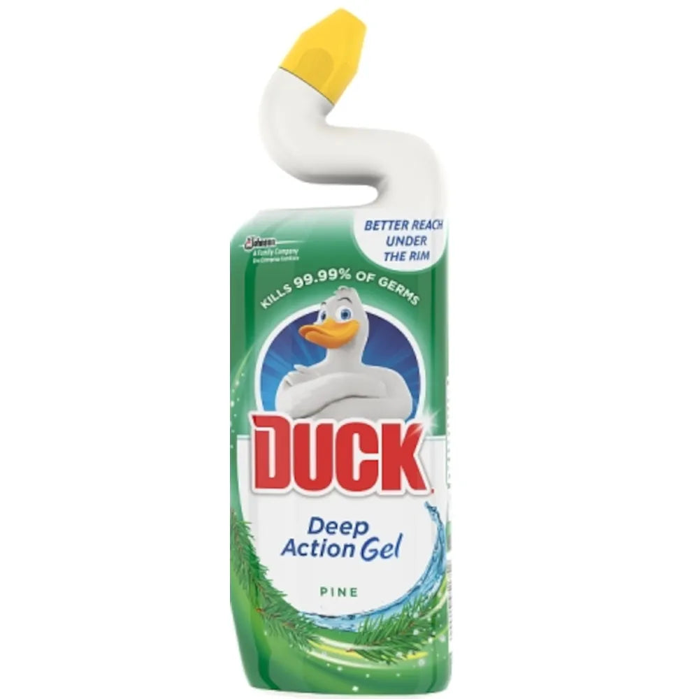 Toilet Duck Pine Gel Cleaner - 750ml | Effective Toilet Hygiene & Odour Control