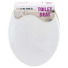 Durable White Toilet Seat - Comfort & Style