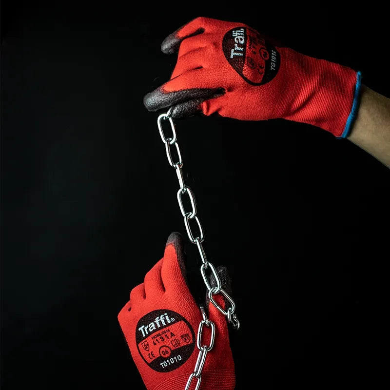 Traffiglove TG1010 Classic 1 Red Glove - Versatile Protection & Comfort for Everyday Tasks