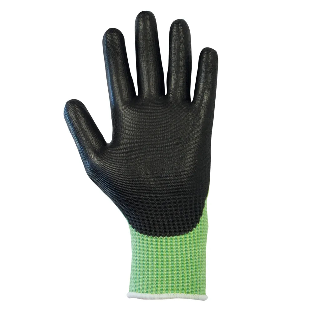 Green Metric Cut C Traffi TG5210 Gloves – Ideal for Industrial Applications