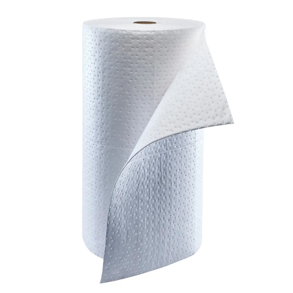 Oil Spill Absorbent Roll - 800mm x 40m for Large Spill Cleanup