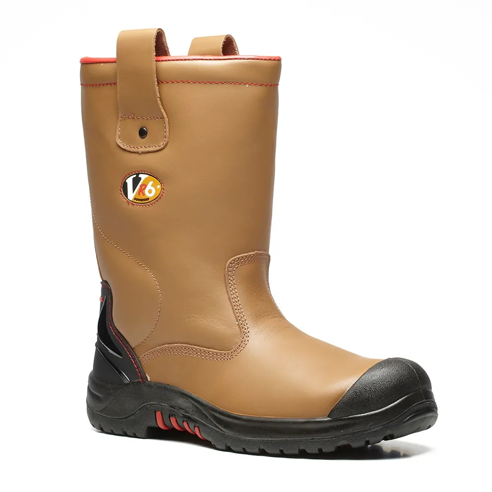 VR690 Grizzly Fleece Lined Tan Rigger Boots | Ultimate Comfort and Protection