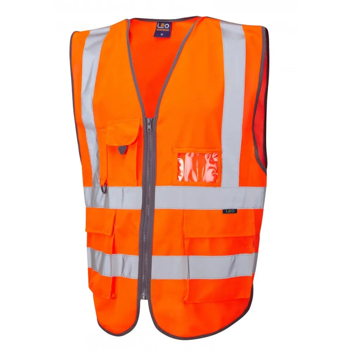 W22-O Superior Railway Waistcoat - Hi-Vis Safety Vest for Rail Workers