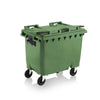 Green Wheelie Bin - 660 Litre | Durable and Efficient Waste Solution