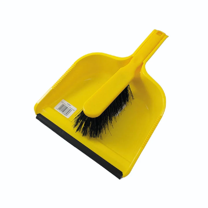 Hygiene Dustpan & Stiff Hand Brush: Durable Cleaning for Tough Jobs