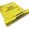 80 Litre Yellow Clinical Waste Sacks - Box of 200 for Safe Disposal