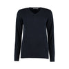 KK353 Women's V-Neck Sweatshirt in Navy | Stylish Comfort for Everyday Wear